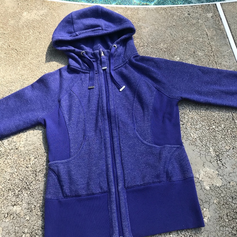 Zella zip  up athletic jacket - Purple - Picture 2 of 3